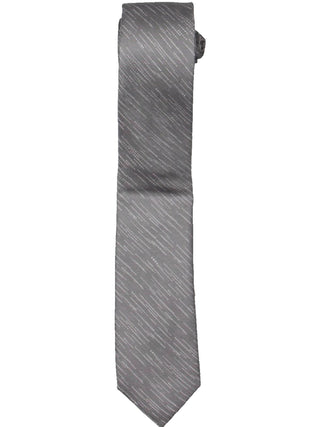 Alfani Men's Finell Silk Professional Neck Tie Gray Size Regular