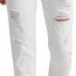 Lucky Brand Women's Distressed Ankle Jeans White Size 25