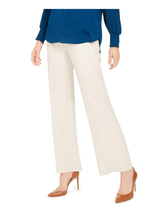 Alfani Women's Curvy Fit Mid Rise Bootcut Pants Brown Size 8