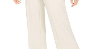 Alfani Women's Curvy Fit Mid Rise Bootcut Pants Brown Size 8