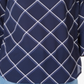 Charter Club Women's Printed 3/4 Sleeve Top Blue Size Small