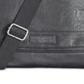 Kenneth Cole Reaction Men's Pebbled Messenger Bag Black One Size