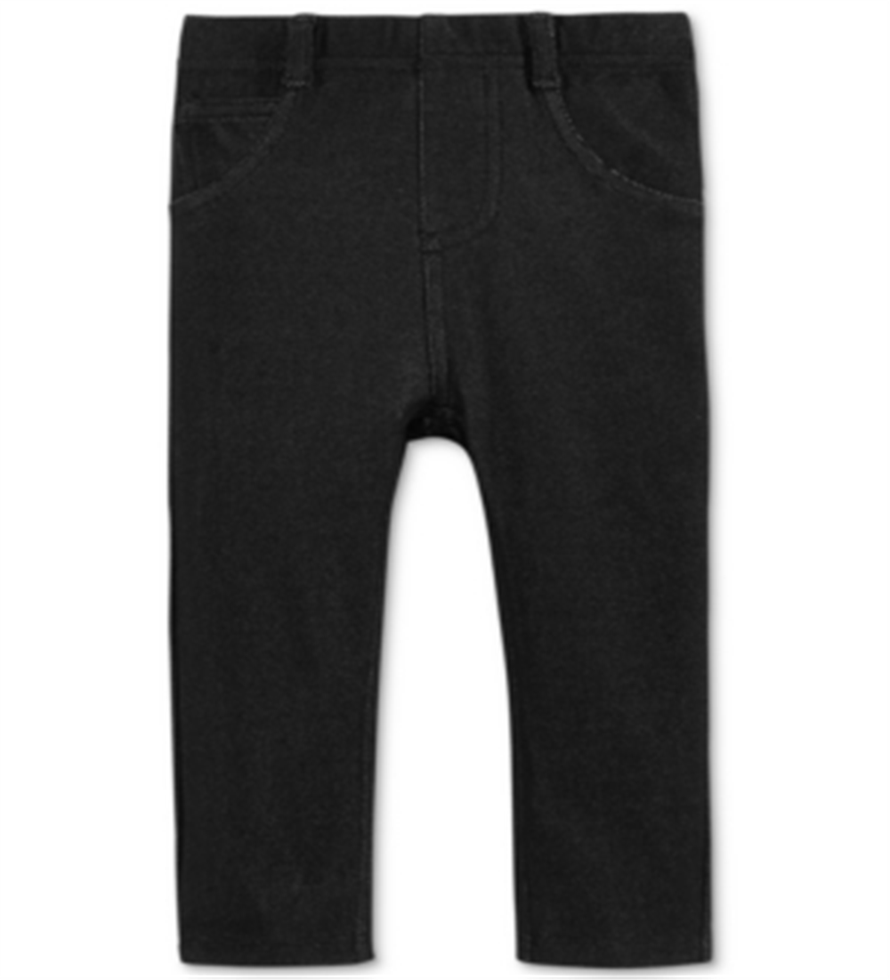 First Impressions Baby Girl's Denim Jeggings Black Size 24MOS