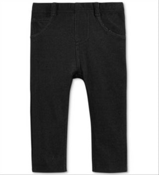 First Impressions Baby Girl's Denim Jeggings Black Size 24MOS