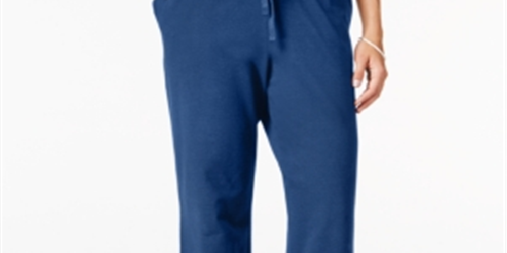 Karen Scott Women's Pull on Lounge Pants Blue Size X-Small