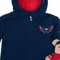 Cubcoats Boy's Toddler Washington Capitals 2-in-1 Transforming Full-Zip Hoodie & Soft Plushie Navy