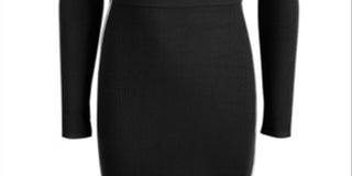 Epic Threads Big Girl's Side Stripe Bodycon Dress Black Size S