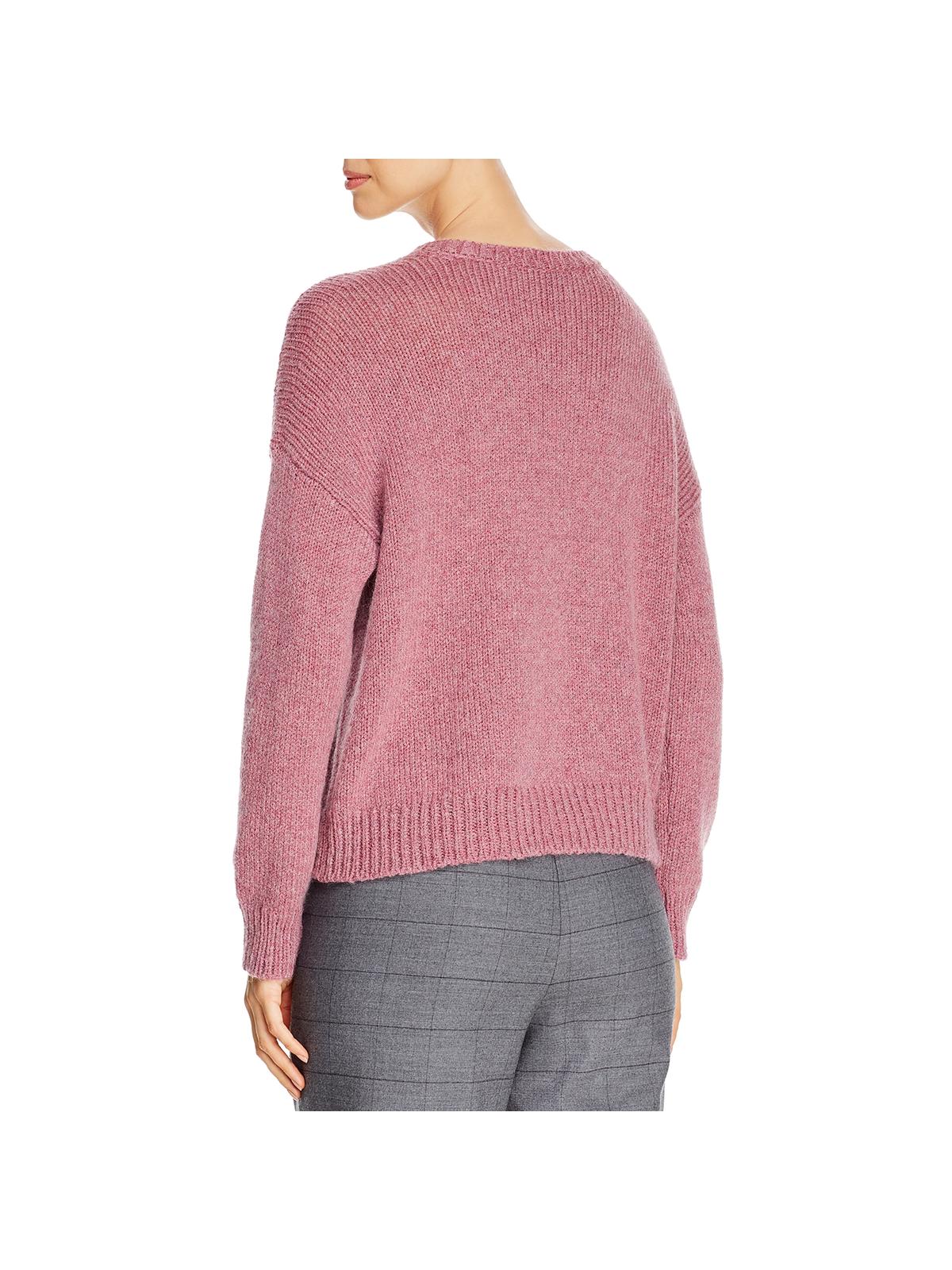 Eileen Fisher Women's Wool Blend Round Neck Pullover Sweater Pink Size X-Large