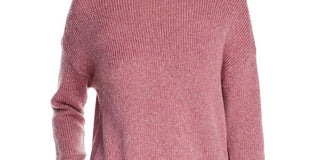 Eileen Fisher Women's Wool Blend Round Neck Pullover Sweater Pink Size X-Large