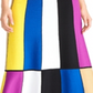 Rachel Roy Women's Colorblocked MIDI Skirt Multi Size XX-Large
