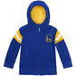 Cubcoats Boy's Toddler Golden State Warriors 2-in-1 Transforming Full-Zip Hoodie & Soft Plushie Royal Size 3T