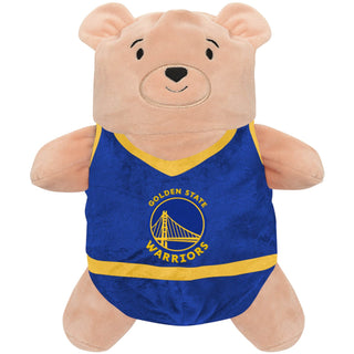 Cubcoats Boy's Toddler Golden State Warriors 2-in-1 Transforming Full-Zip Hoodie & Soft Plushie Royal Size 3T