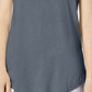 JM Collection Women's Cold Shoulder Swing T-Shirt Blue Size Medium
