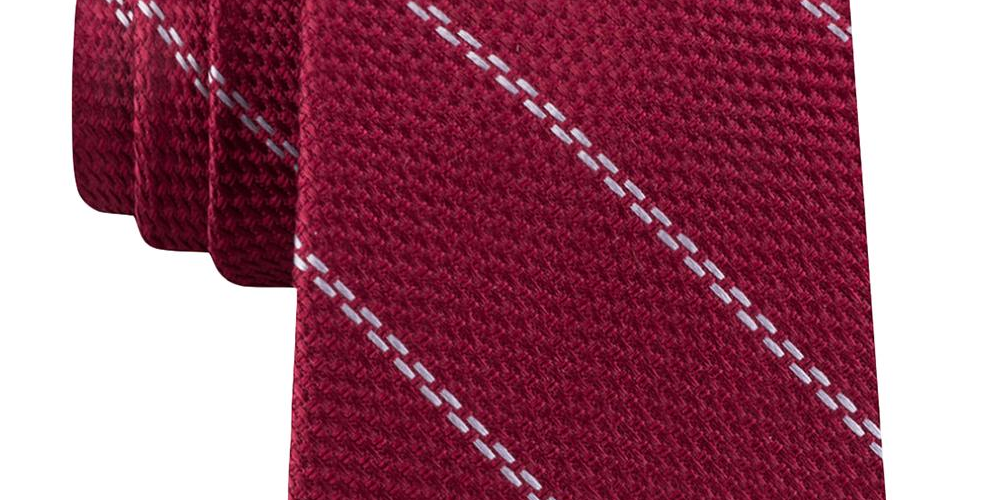 Michael Kors Men's Silk Business Neck Tie Red Size Regular