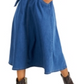 INC International Concepts Women's Smocked Denim MIDI Dress Blue Size 16