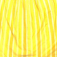 Style & Co Women's Striped Ruffle Sleeve Cotton Top Yellow Size Large