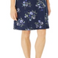 Karen Scott Women's Floral Print Dress Blue Size X-Small
