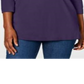 Karen Scott Women's Beaded Top Purple Size XX-Large