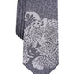 INC International Concepts Men's One Skinny Tonal Panther Slim Neck Tie Gray Size Regular