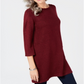 Karen Scott Women's Marled Boat Neck Sweater Red Size X-Small