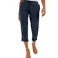 Style & Co Women's Pull on Cuffed Utility Pants Blue Size 2