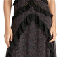 Rachel Roy Women's Leta Floral Ruffles Casual Dress Black Size 14