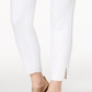 Style & Co Women's Crochet Ankle Skinny Jeans White Size 4
