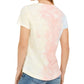 Style & Co Women's Cotton Printed Top Coral Dye Size Petite M