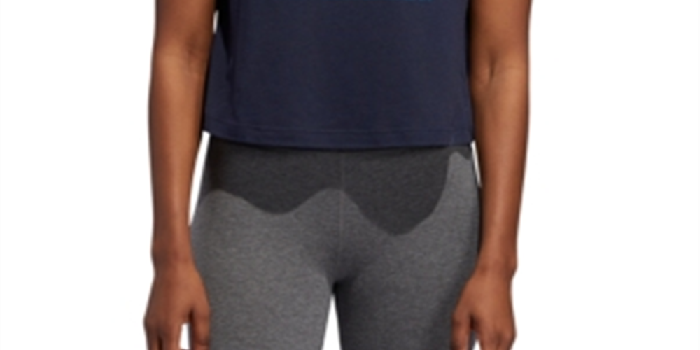 Adidas Women's Global Citizen Essentials T-Shirt Blue Size XX-Large