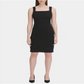 Tommy Hilfiger Women's Embroidered Sheath Dress Black Size 10