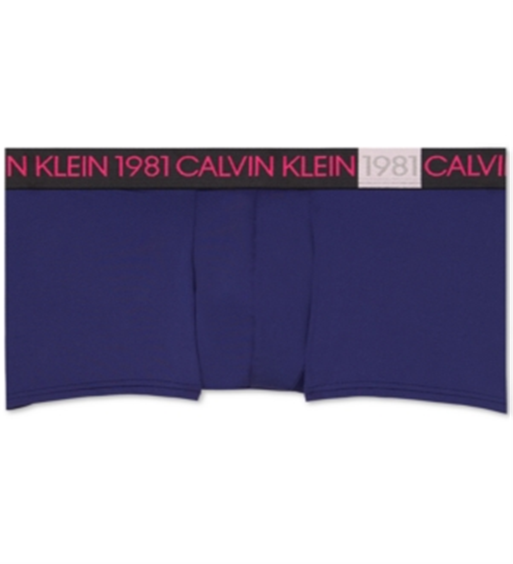 Calvin Klein Men's Boxer Brief 1981 Low Rise Underwear Purple Size X-Large