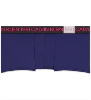 Calvin Klein Men's Boxer Brief 1981 Low Rise Underwear Purple Size X-Large