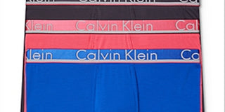 Calvin Klein Men's Pack of 3 Boxer Brief Blue Size X-Large