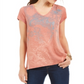Style & Co Women's Graphic Print T-Shirt Paisley Shimmer Size Petite M