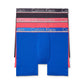 Calvin Klein Men's Microfiber 3 Pack Boxer Briefs Blue Size Small