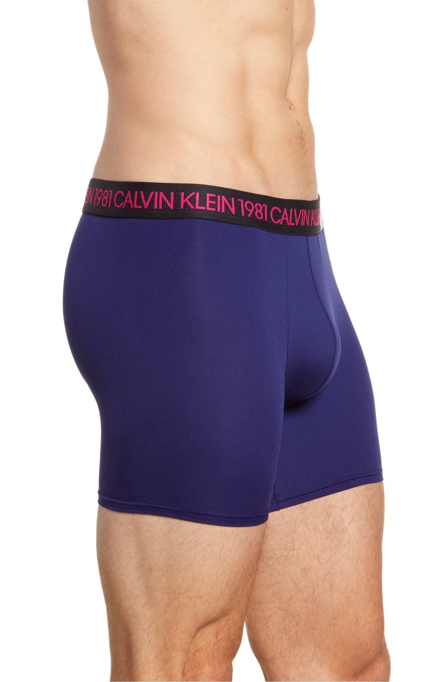 Calvin Klein Men's Bold Cotton Stretch Boxer Brief Underwear Navy Size X-Large