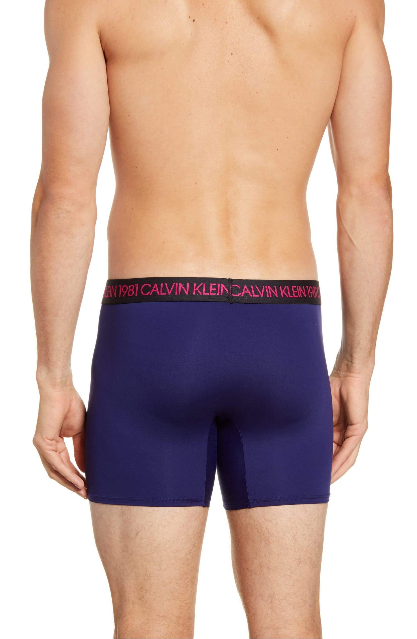Calvin Klein Men's Bold Cotton Stretch Boxer Brief Underwear Navy Size X-Large