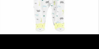 Carter's Baby Boy's Footed Sleep & Play White Size 9MOS