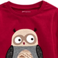 First Impressions Baby Boy's Cotton Little Owl T-Shirt Red Size 24MOS