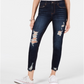 Indigo Rein Junior's Ripped Denim Jeggings Blue Size 11