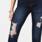 Indigo Rein Junior's Ripped Denim Jeggings Blue Size 11