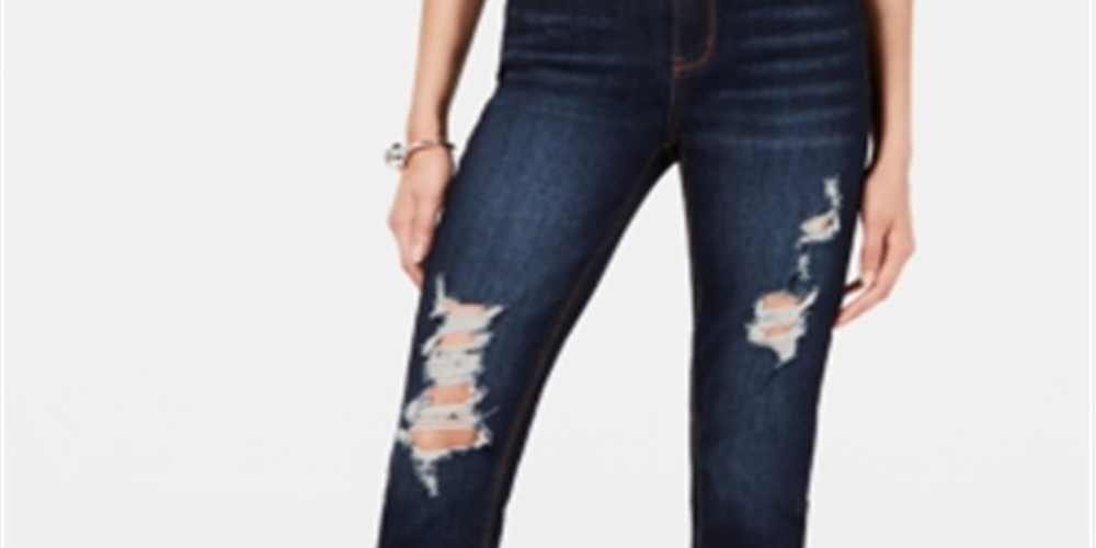 Indigo Rein Junior's Ripped Denim Jeggings Blue Size 11