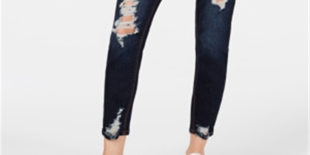 Indigo Rein Junior's Ripped Denim Jeggings Blue Size 11