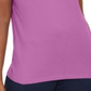 Karen Scott Women's Cotton Crochet Trim T-Shirt Purple Size X-Small