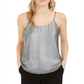 Bar III Women's Spaghetti Strap Camisole Silver Size X-Small