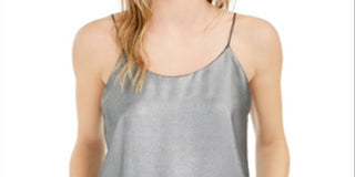 Bar III Women's Spaghetti Strap Camisole Silver Size X-Small