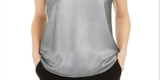 Bar III Women's Spaghetti Strap Camisole Silver Size X-Small