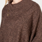Karen Scott Women's Envelope Poncho Brown Size S/M