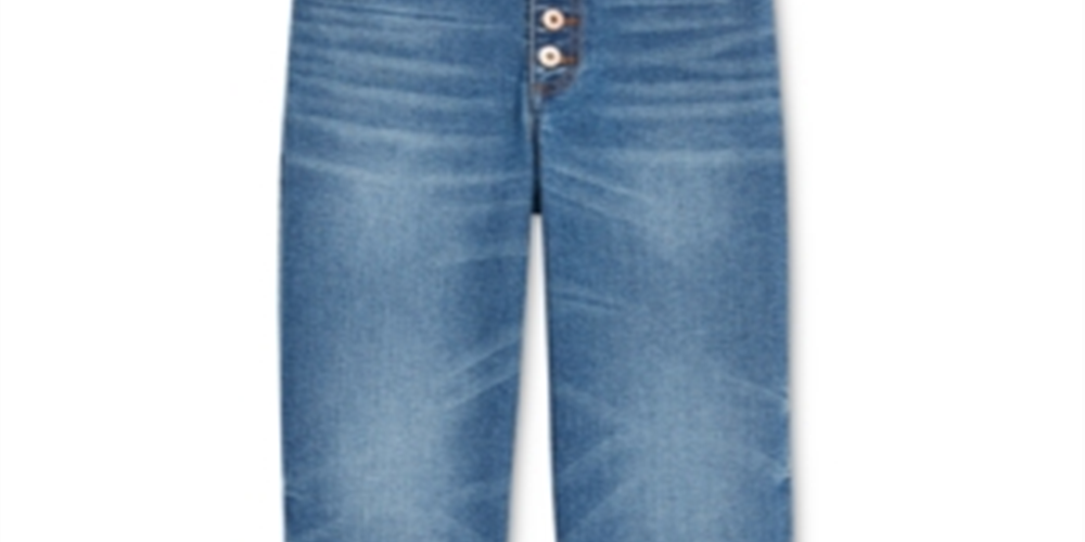 INC International Concepts Women's Ripped Straight Leg Jeans Blue Size 0