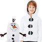 Cubcoats Kid's Olaf Frozen 2 in 1 Transforming Classic Zip Up Hoodie & Soft Plushie White